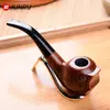 Cano quadrado e reto atacado modelos atuais tipo haste fina bocal plano base redonda de madeira fabricante de cachimbos atacado atacado
