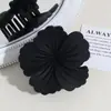 Pinza para el pelo de flor de margarita de color Morandi mate transfronteriza europea y americana para recogido en la parte trasera del cabello Pinza para el pelo de flor Pinza de tiburón Accesorio para el cabello para mujer
