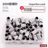 Cabezales de Lijado para Pulir Uñas para Taladros de Uñas Eléctricos, Disponibles en Múltiples Granos, Caja de Colores con Juego de Rodamientos