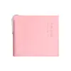 Caderno de Capa Dura Inglês com Pautas, Caderno Portátil Mini de Bolso, Caderno com Capa de Couro