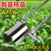 Trasplantador de Plántulas de Acero Inoxidable, Sacatierras para Verduras, Perforador de Agujeros, Trasplante de Plántulas de Maíz y Sandía, Trasplante de Plántulas, Siembra Agrícola