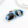 Nuevas Gafas de Sol de Moda Lindas para Niños Marco Suave de Silicona Lentes Polarizadas Gafas Anti-UV Gafas de Moda