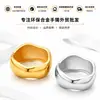 Pulseira Irregular Única para Mulheres, Estilo Europeu e Americano, Bracelete de Metal, Joia Feminina Fashion e Simples