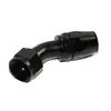 Conector de junta de tubería de enfriamiento de aceite de 45 grados AN4/AN6/AN8/AN10/AN12/AN16 negro/azul/rojo