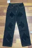Jeans Rotos Estilo Nuevo Primavera y Otoño 2025 para Hombre, Pantalones Rectos Retro Americanos, Pantalones Casuales Rectos Sueltos de Moda High Street