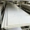 Painel de parede e teto em tira longa de PVC para casas de autoconstrução, material espessado para decoração residencial e comercial, sala de estar, quarto, fachada