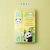 Cuaderno de bolsillo pequeño con diseño de panda, diario portátil con dibujos animados en inglés, ideal para llevar a mano.