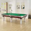Mesa de Billar Estilo Americano Fuerte T9 Mediana Ocho Mesa de Billar Estilo Chino Tipo Estándar Sala de Billar Automática 24 Horas Venta al por Mayor