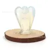 Suministro Transfronterizo Adornos de Ángel de Cristal de Jade de 2 Pulgadas Artesanías de Talla de Piedra Semipreciosa Amatista Adornos de Estilo Europeo