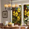 BL139 flores de color transfronterizas y plantas verdes electrostáticas Pegatinas de vidrio PVC no adhesivas para ventanas removibles Rejillas para ventanas de vidrio