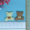 Oso con Pajarita de Abeja, Oso con Letra, Accesorios de Resina DIY, Accesorios para Pinzas de Pegamento Cremoso, Accesorios de Resina al por Mayor