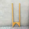 Entrenamiento del equilibrio niños jardín de infantes estudiantes de primaria zancos madera maciza adulto tradicionales mango largo de mano zancos