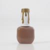 Botella vacía transparente con cepillo para esmalte de uñas, pegamento espesado para decoración de uñas de 15 ml, botella dividida con pegamento para esmalte de uñas de vidrio de 15 ml.