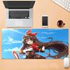 Mouse Pad Gamer E-Sports para Laptop Genshin Impact Extra Grande Espessurado Resistente à Sujeira Bidimensional Antiderrapante Pad de Mesa para Teclado