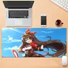 Mouse Pad para Laptop Genshin Gaming E-Sports Extra Grande Espesso Resistente à Sujeira Bidimensional Antiderrapante Teclado Mesa Pad