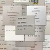 96 Peças de Adesivos para Jogo de Colagem Frase-para-Poema, Ins Simples Criativo Texto DIY Adesivos de Decoração para Diário à Prova d'Água