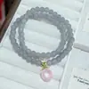 Pulsera de Diseño de Nicho de Gama Alta para Mujer de Verano Pulsera de Durazno Durazno Estilo Dulce Regalo de Joyería para Mejor Amiga