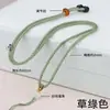 Exquisito Collar Colgante de Ágata de Cristal con Rosca Ajustable Venta al por Mayor Especial Tejido a Mano Cordón Suave Resistente al Desgaste