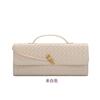 Bolso Bandolera Tejido de Nicho Explosivo Transfronterizo Bolso Baguette Bolso Clutch Horizontal de Moda Bolso Cruzado para Mujer Bolso Largo