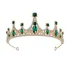 Mais Vendido na Amazon: Coroa de Aniversário de Princesa, Tiara de Liga de Zinco com Strass, Faixa de Cabeça Nupcial Europeia e Americana, Acessórios de Cabelo para Casamento