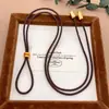 Tienda de Joyería de Cuerda Trenzada Mismo Estilo Cuerda de Joyería de Gama Alta Cordón para Collar Premium con Colgante Chapado en Oro Cordón Colgante Unisex