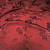 Tela jacquard de rayón de seda humana de satén antiguo regrabada con flores de mariposa, camisa de manga larga, ropa anual, tela para cheongsam Hanfu
