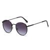 Nuevas Gafas de Sol de Moda de Estilo Coreano con Montura Ovalada para Mujer, Gafas Adelgazantes de Alto Sentido, Gafas de Sol Metálicas con Forma Distintiva para Sesión de Calle