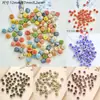 Cuentas de cerámica de 12 mm cuentas sueltas pulsera collar pendientes colgante tejido a mano material diy accesorios de joyería estudiante