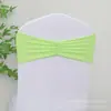Funda elástica para silla sin nudos, con lazo y volantes en el respaldo, sin hebillas, para bodas, fiestas y eventos. Venta al por mayor transfronteriza.