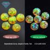 Huagang Pedra Preciosa Redonda Multicolorida Sintética Aobao Pedra OPAL Base Plana Aobao Pedra Bruta FI08