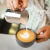 Jarra espumadora de acero inoxidable 304 estilo japonés, taza espumadora de café, taza de leche, taza espumadora de leche para verter a mano, juego de accesorios para café
