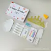 Conjunto de acessórios para bolo Fábrica Ningjin conjunto de sete peças em caixa velas de aniversário chapéu de coroa faca garfo prato de plástico descartável