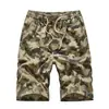 Ropa para Hombre 2021 Exterior Casual Sueltos Pantalones Cortos de Algodón Pantalones Largos Medianos para Hombre Pantalones Cortos Sueltos de Camuflaje Hombre 0881