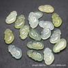 Colgante Ruyi de Jade Natural 18x30mm Accesorios para Collar DIY Presilla para Solapa Pasador de Pelo