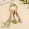 Jingdezhen Charms para Bolsa Atacado Chaveiro de Cerâmica Morango Feito à Mão Artístico Fresco e Delicado Fofo Charms para Bolsa