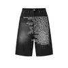 Comercio Exterior AliExpress Y2K Retro Americano Hip Hop Calle Lavado Estampado de Letras Jeans Hombre Transfronterizo Rusia