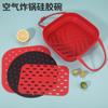 Bandeja Plegable de Silicona para Hornear de Venta Caliente Transfronteriza para Cocina Casera, Resistente a Altas Temperaturas, Antideslizante, Tapete Hueco para Hornear para Freidora de Aire