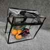 Bolsa Tote Transparente con Cierre de PVC al por Mayor Bolsa de Hombro Bolsa de Compras de PVC Bolsa de Playa de PVC