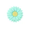 Contas de margarida de silicone, pingentes de pulseira de flor de girassol colorida, acessórios, acessórios de vestuário DIY, decorações