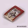 Diámetro interior 8 mm Hebilla japonesa barril cuadrado chapado en oro barril chapado color plomo hebilla colgante pistola dibujo fábrica directa sandalias hebilla de zapato