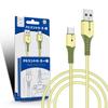 Adequado para Cabo de Carregamento 2 em 1, Cabo de Carregamento para Controle de Xbox Series X, Cabo de Dados para Celular e Console Switch