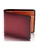 Cartera de Piel Genuina para Hombre Cartera de Monedas de Negocios Japonesa Cartera Corta Antirrobo Rfid