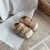 Sapatos Infantis de Couro Meninos 2025 Outono e Inverno Novos Sapatos Casuais Infantis Retrô de Solado Macio Sapatos para Bebês Meninas e Crianças Pequenas de Solado Macio