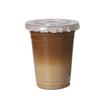 Mayoristas de vasos de café desechables vaso para embalaje de polvo para hielo para bebida fría vaso de plástico PET de alta permeabilidad rojo neto vaso para té con leche