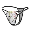 Fornecedor Atacadista Fabricante Tamanho Europeu Sexy Tamanho Único Malha Bordada Fivela Elástica Confortável e Respirável Tanga Feminina 2211