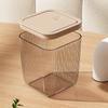Papelera de Escritorio Cocina Tipo Prensa Tapa abatible Cubo de Basura Oficina Hogar Sala de Estar Papelera Capacidad 4L Papelera de Escritorio
