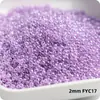 Super-Excelente 2 mm Hielo Imitación Jade Núcleo Teñido Vidrio Cuentas de Arroz Imitación Checo Crema Vidrio Cuentas para Pulsera Anillo DIY
