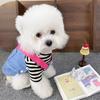 Mascota Perro Dopamina Caramelo Falda de Mezclilla Falda de Tirantes Gato Ropa de Verano para Mascotas Ropa para Perro Teddy