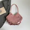 Bolsa de Lantejoulas Popular de Grande Capacidade 2026 Nova Elegante Versátil Bolsa de Mão Moda para Ombro/Axila para Mulheres