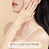 Pulsera de Accesorios de Estrellita de Otoño y Verano para Mujer Estilo Coreano Moderna Pulsera Doble Capa de Estrella de Cinco Puntas Simple para Mejor Amiga Dulce y Fresca